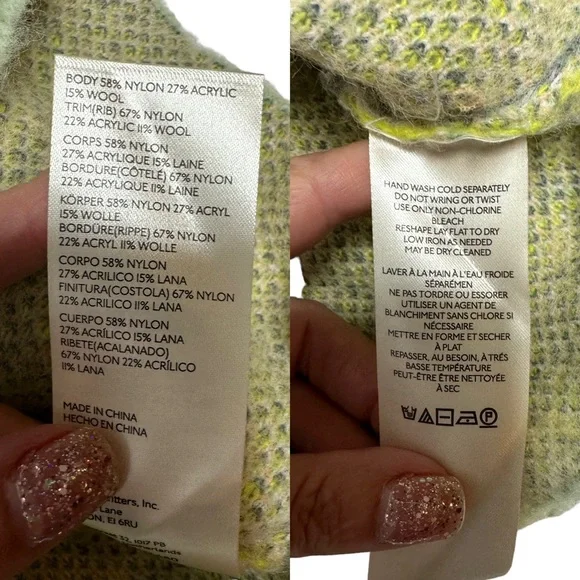 RELIST Tomorrow NWT Free People Quinn Sweater Vest in Stormy Spring Combo xs - Picture 8 of 13